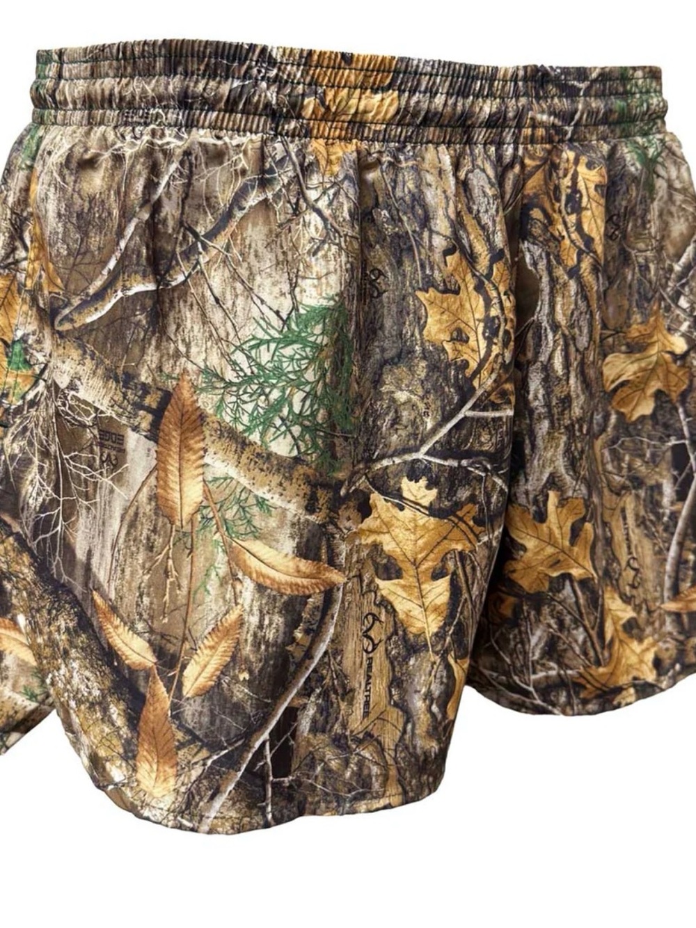 BOA Men’s 3” Half Split Running Shorts Realtree Camo Size Medium